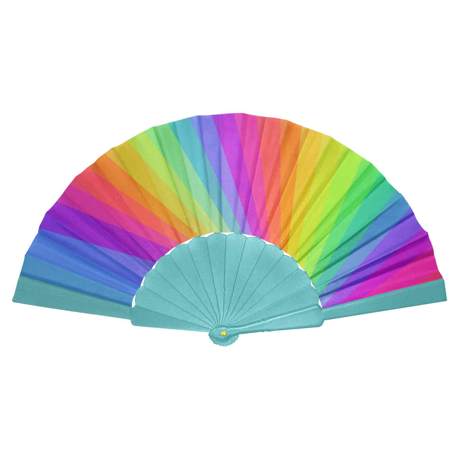 FlyFlyPromos - 9" Plastic Folding Hand Fan Image 11 - Promotional Product